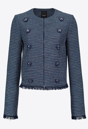 Boxy-Jacke aus Tweed