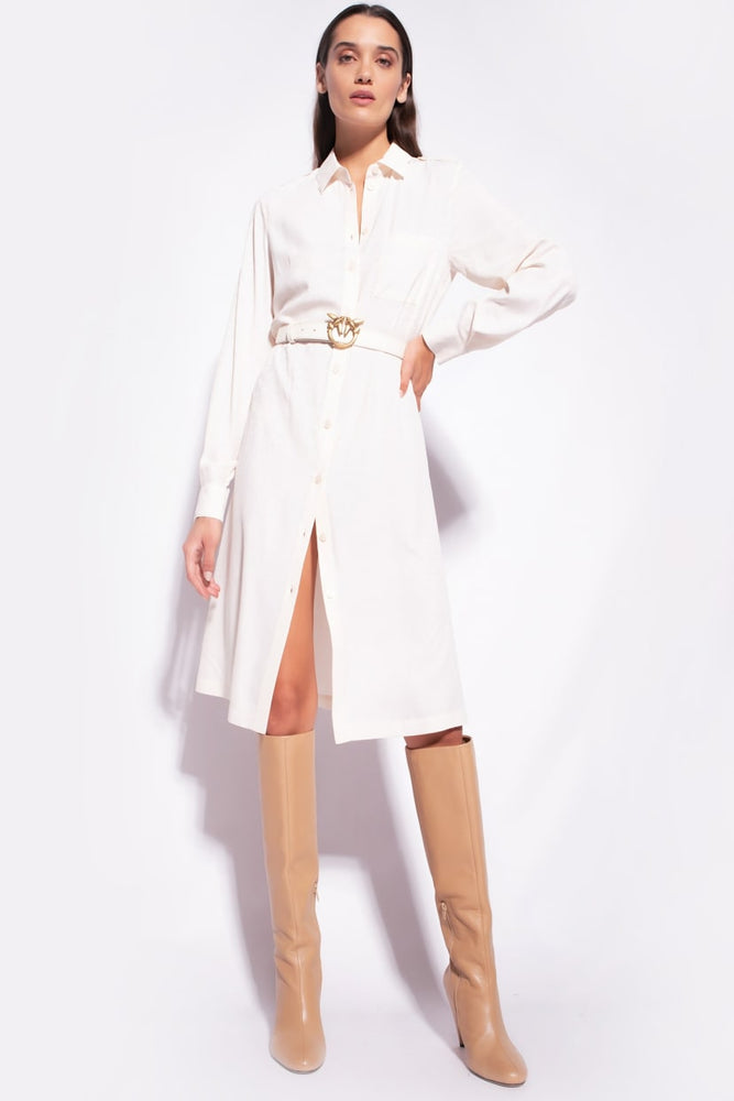 HEMDBLUSENKLEID JACQUARDLOGO