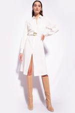 HEMDBLUSENKLEID JACQUARDLOGO